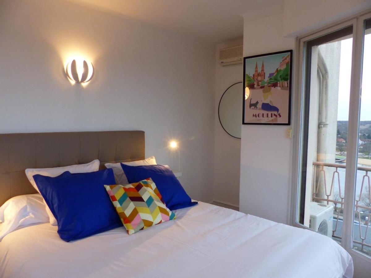 Appartement Panoramique Au Centre De Moulins Avec Terrasse, 2 Chambres, Et Equipements Modernes - Fr-1-489-412 Kültér fotó