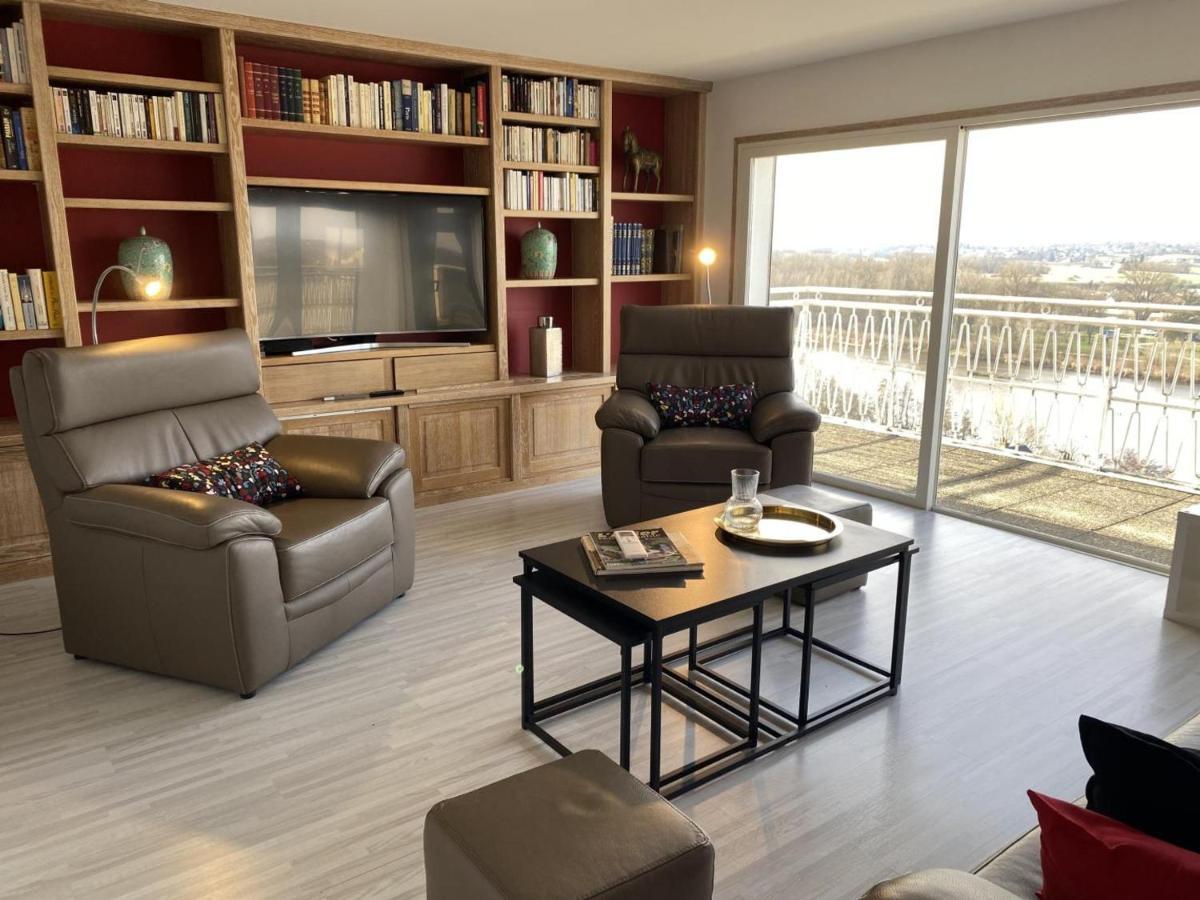 Appartement Panoramique Au Centre De Moulins Avec Terrasse, 2 Chambres, Et Equipements Modernes - Fr-1-489-412 Kültér fotó